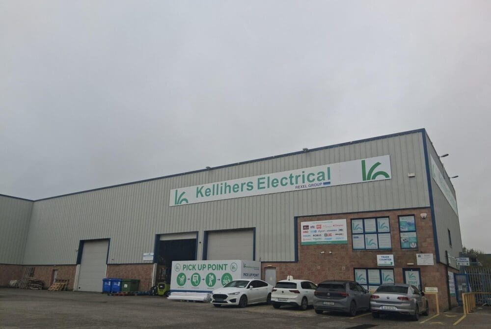 Kellihers Electrical Portlaoise branch at Clonminam Industrial Estate