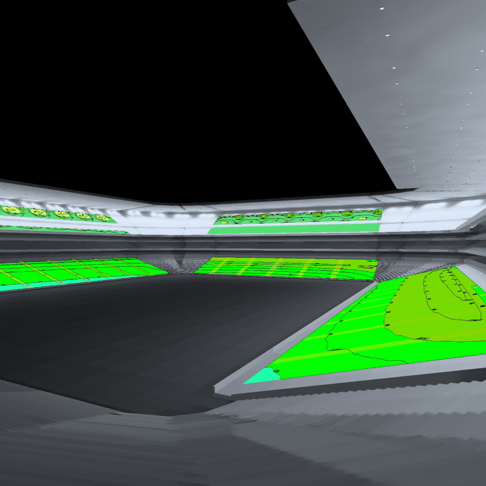 Croke Park lighting upgrade installation area